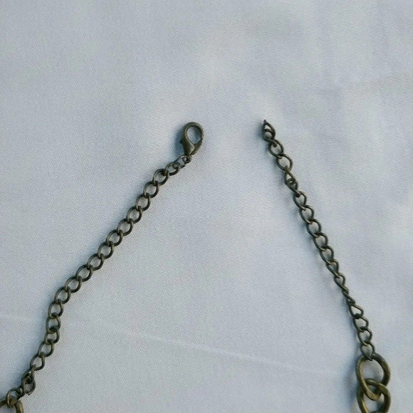 Metallic Brown Coloured Chain with  Glass Beads - Picture 8 of 8